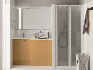 ARBLU Постирочный шкаф с распашными дверцами для стиральной машины