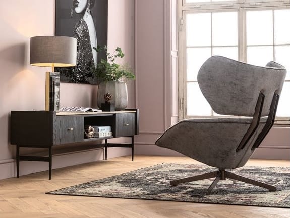 Низкий деревянный шпон ТВ шкаф с ящиками KARE Design Милан ARCH-00109957 - Вид №5