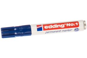 15563803 Перманентный маркер, синий, клиновидный наконечник 1-5мм E-1-3 EDDING