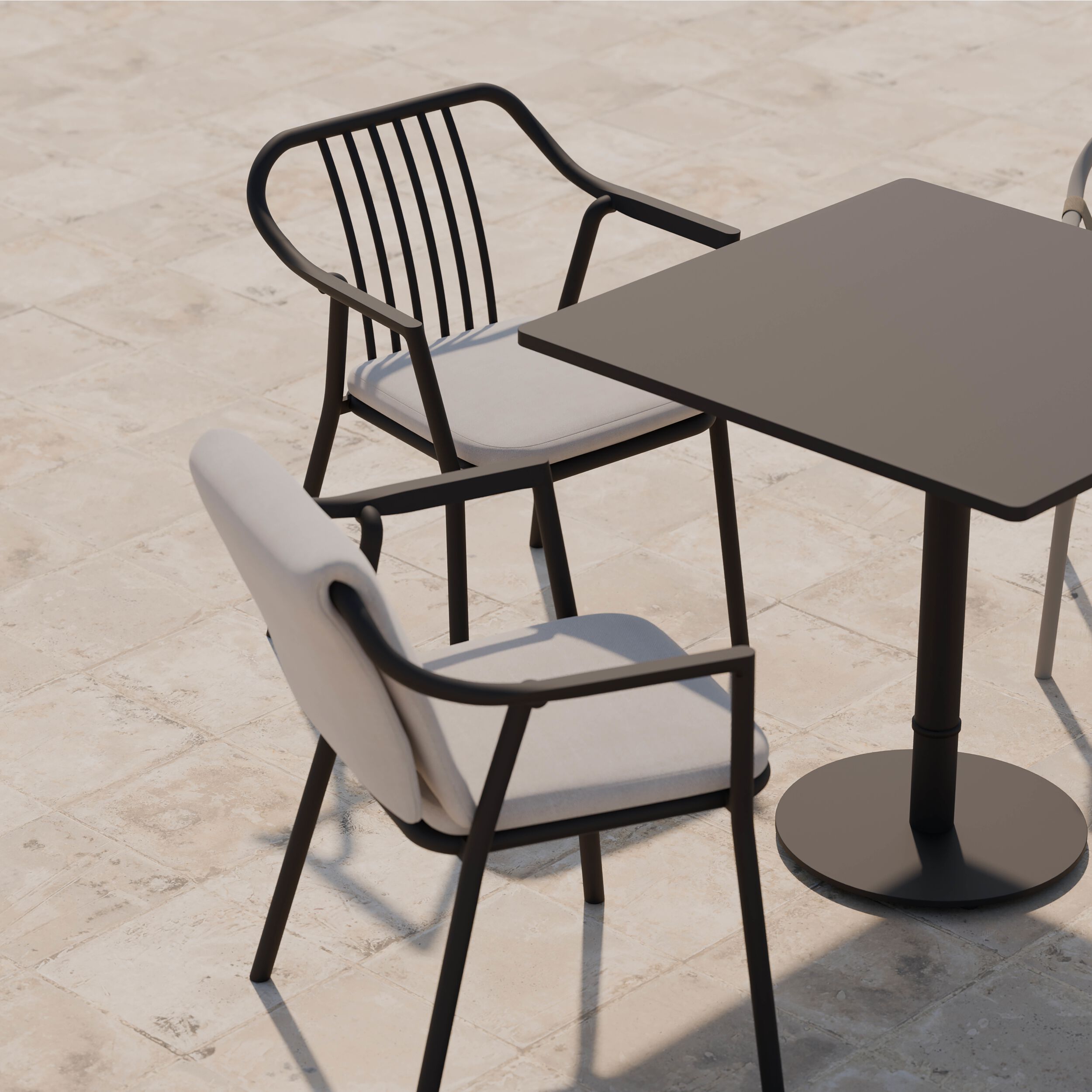 Алюминиевый и тканевый садовый стул YAAZ Monte ARCH-00084498 - Вид №5