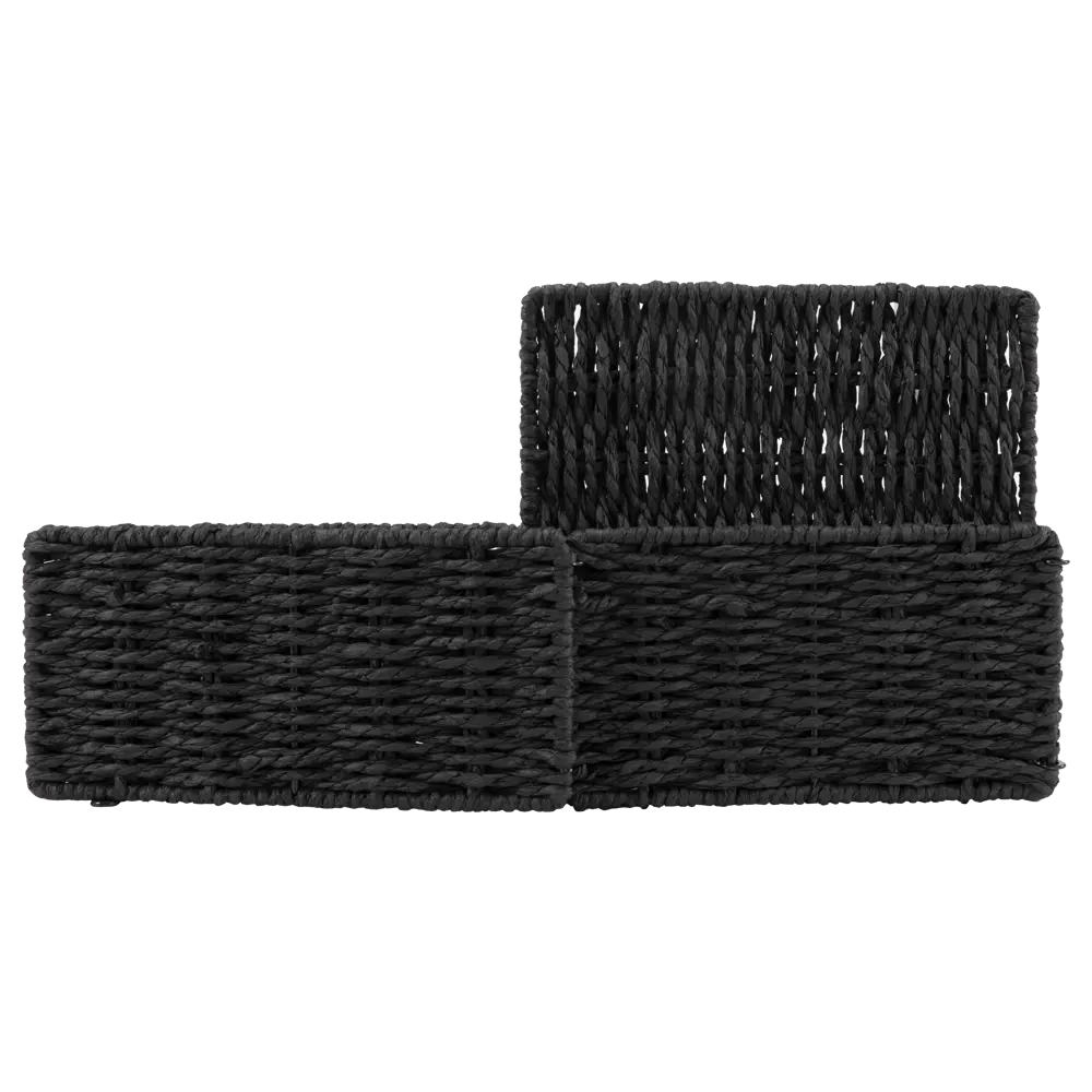 Корзина графит 10x20x20 см бум Konsensa STLM-2036529 - Вид №4