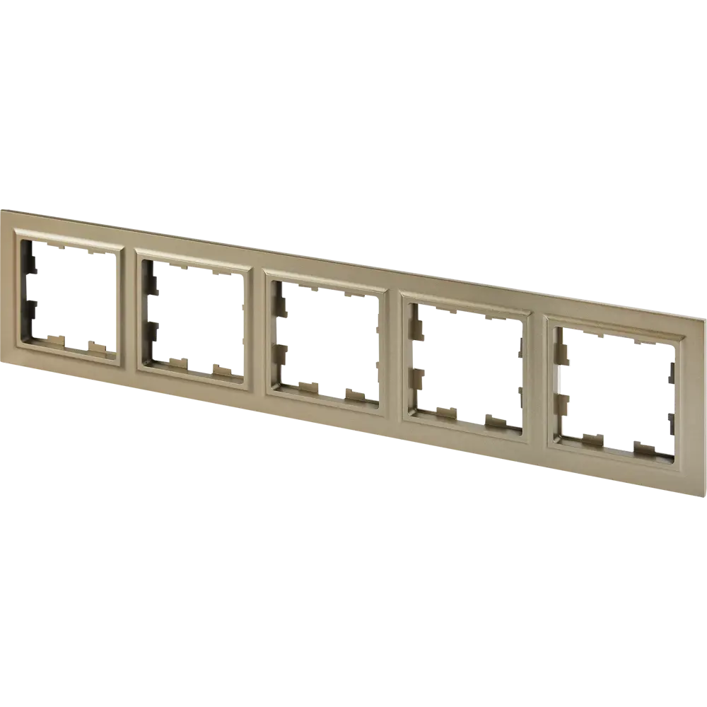 Рамка IEK Brite-5 для розеток и выключателей в элегантном шампань 87761358 STLM-1506275 - Вид №2