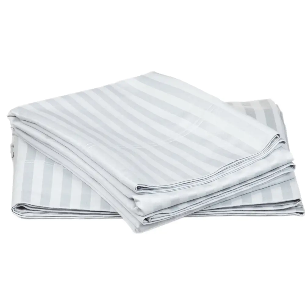 Пододеяльник Tex Republic 200Х220 страйп-сатин цвет белый 31111 STLM-2180600