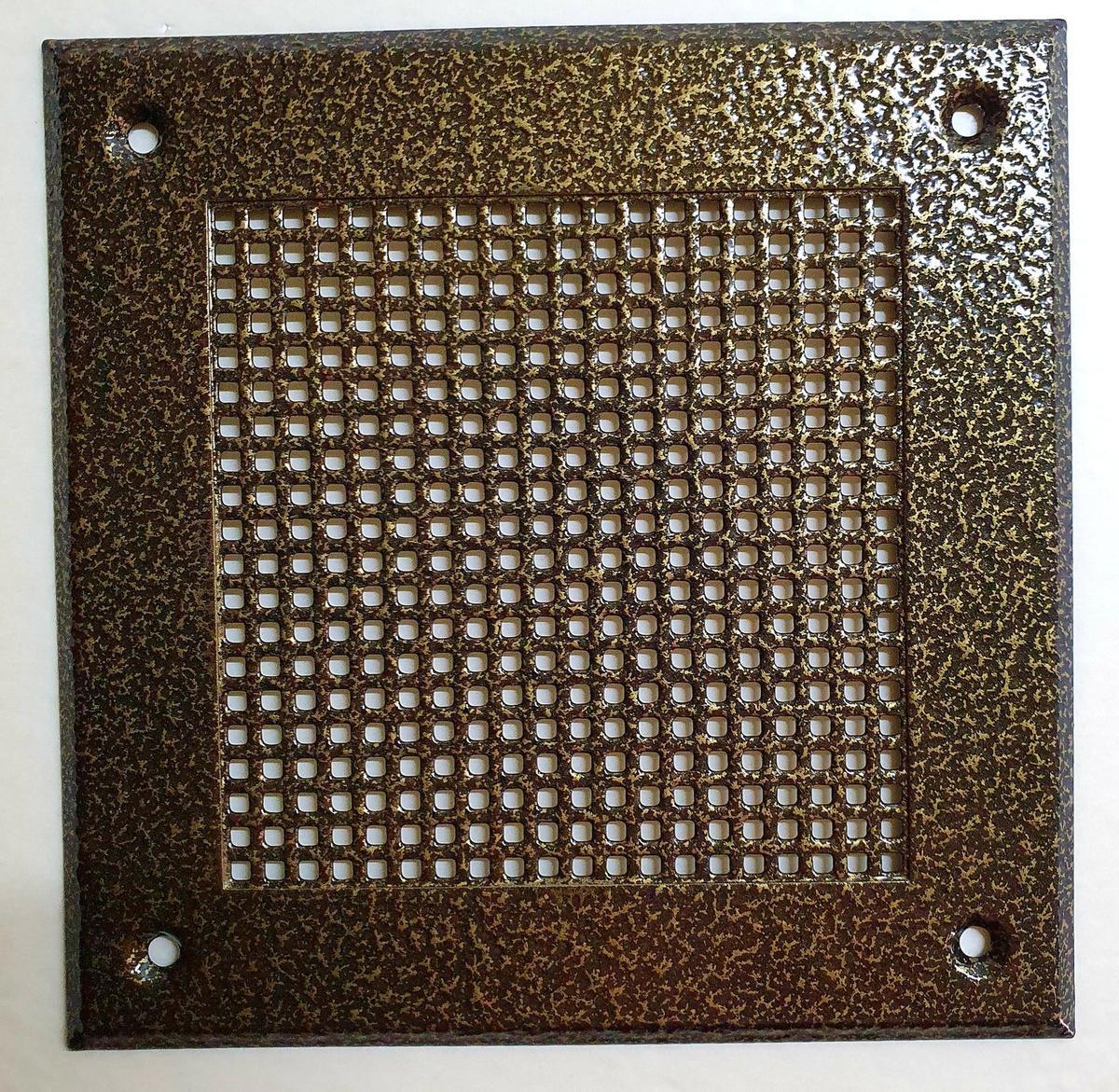 90545632 Решетка вентиляционная VRQ00150S2 150х150 мм металл цвет антик бронза STLM-0274555 ШАМРАЙ