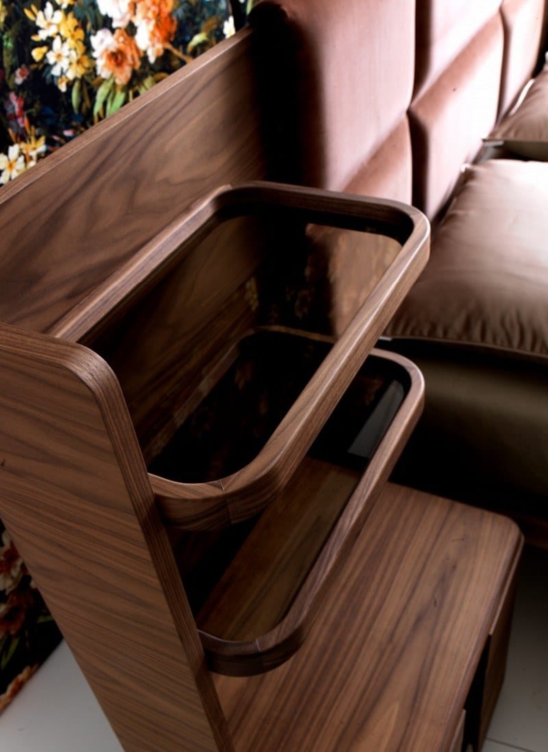 Двуспальная кровать со встроенными тумбочками Grilli ARCH-00106589 - Вид №1