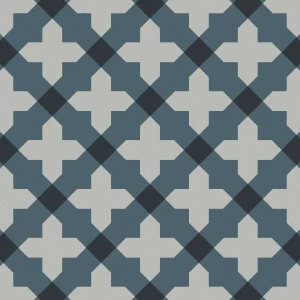 Глазурованный керамогранит Arcadia Ceramica Oxo hunter 60x60 см 1.44 м² матовый цвет бежево-синий