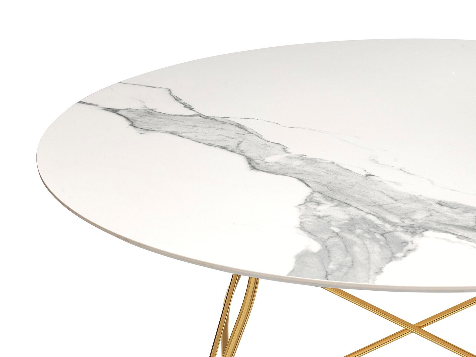 Круглый обеденный стол из керамогранита Kartell GLOSSY ARCH-00051866 - Вид №24