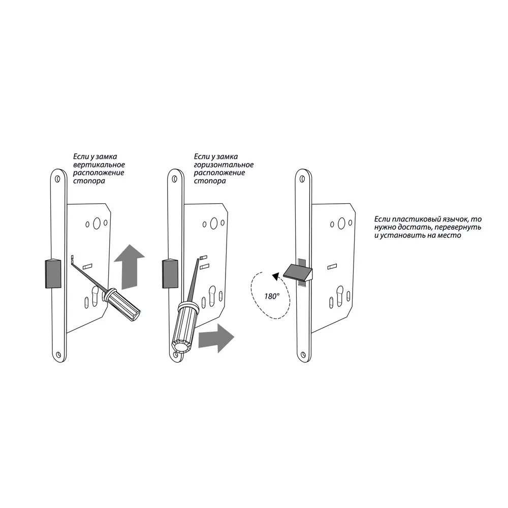 Дверь межкомнатная Марти глухая CPL цвет белый 80x200 см (с замком) BELWOODDOORS STLM-2106634 - Вид №2