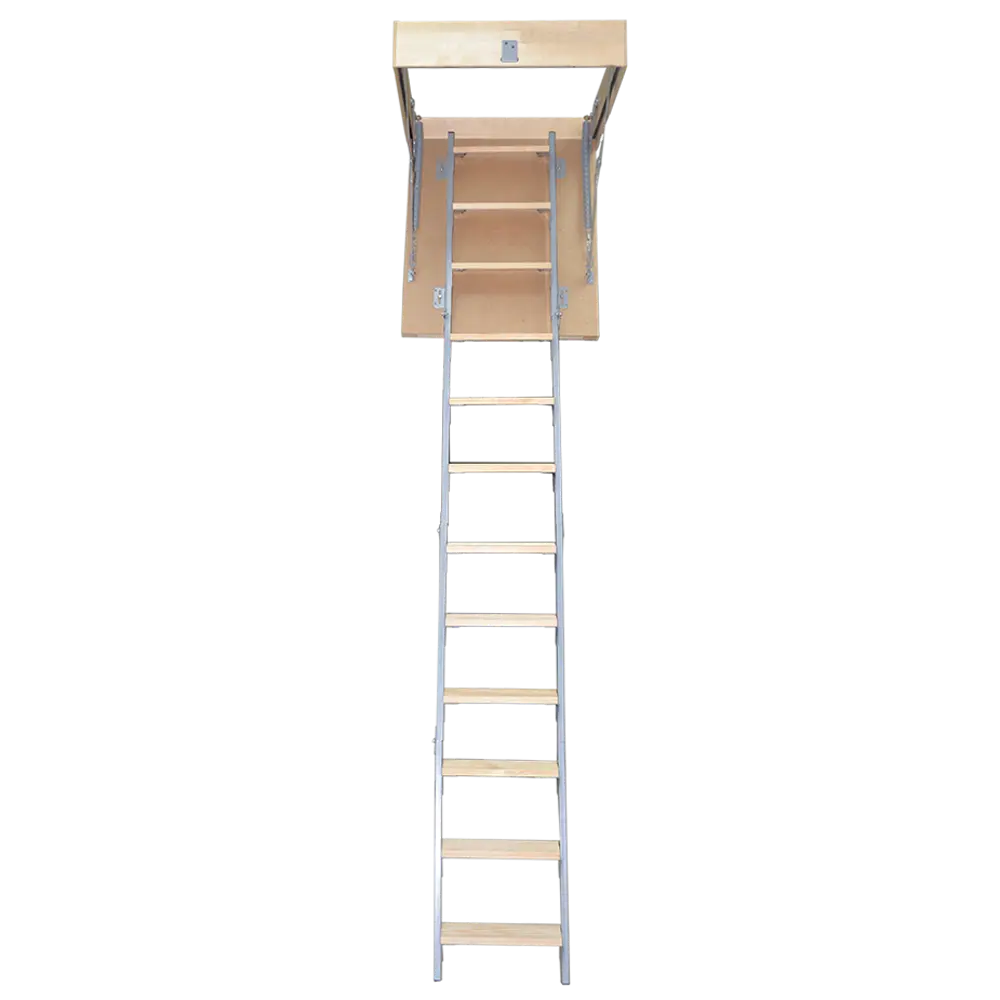 Лестница чердачная складная с секциями ЧЛ-6 70х80x265 см Santreyd STLM-2075142 - Вид №2