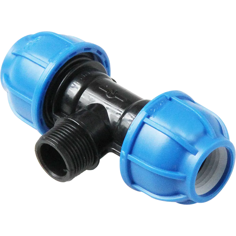 Тройник ПНД Unio ø3/4"х32х32 мм наружная резьба STLM-2003037