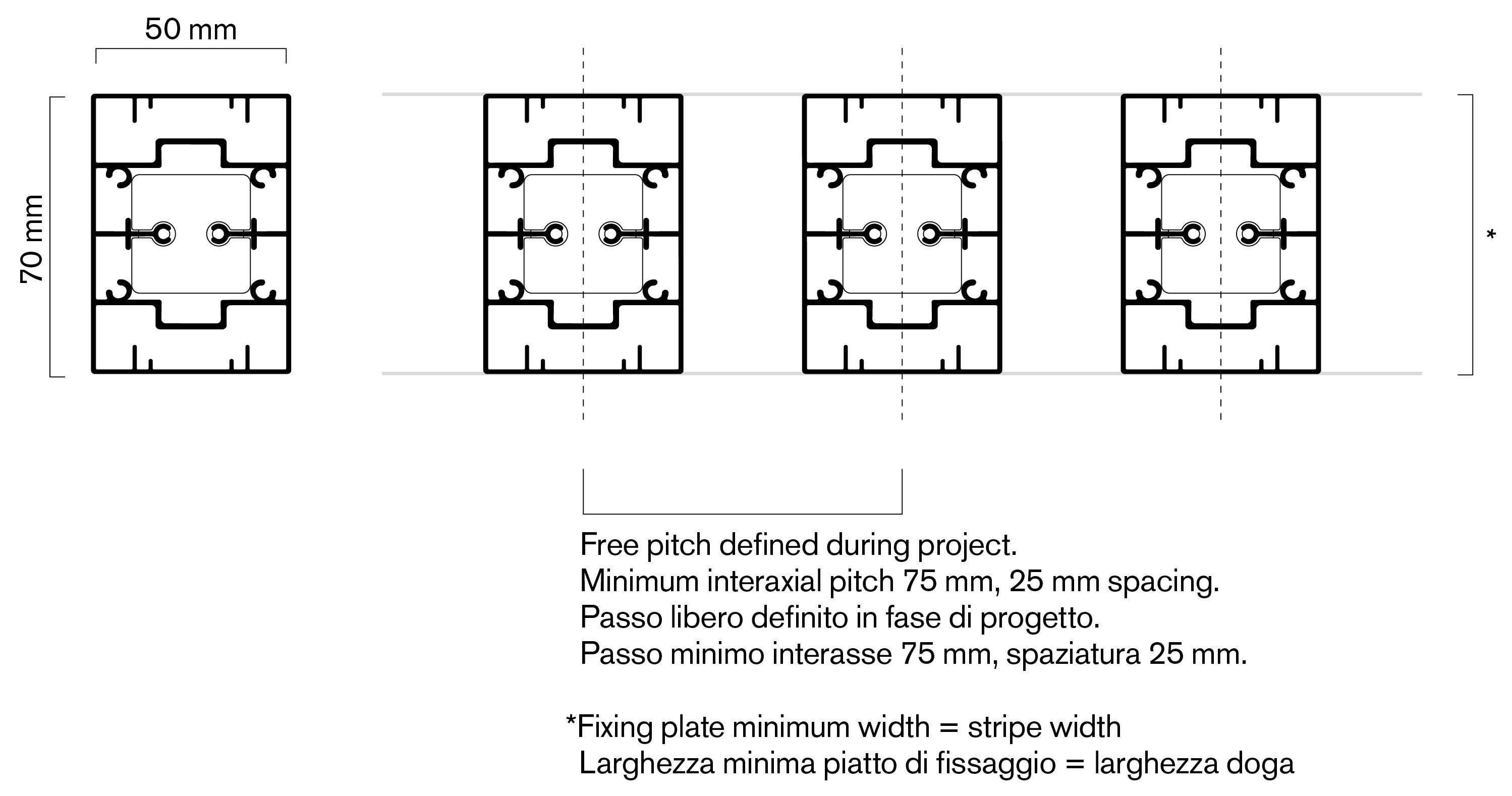 Модульная решетчатая система Dresswall Dresswall Stripes ARCH-00132313 - Вид №4