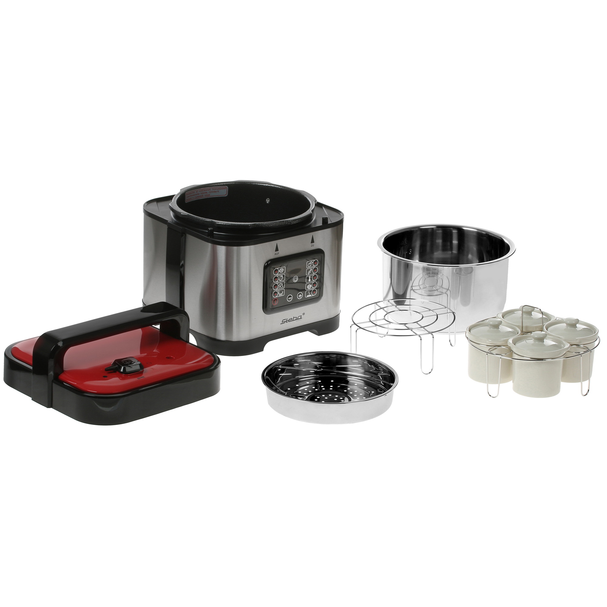 1003039 Мультиварка-скороварка Steba DD2 серебристый STDN-0095573 - Вид №5