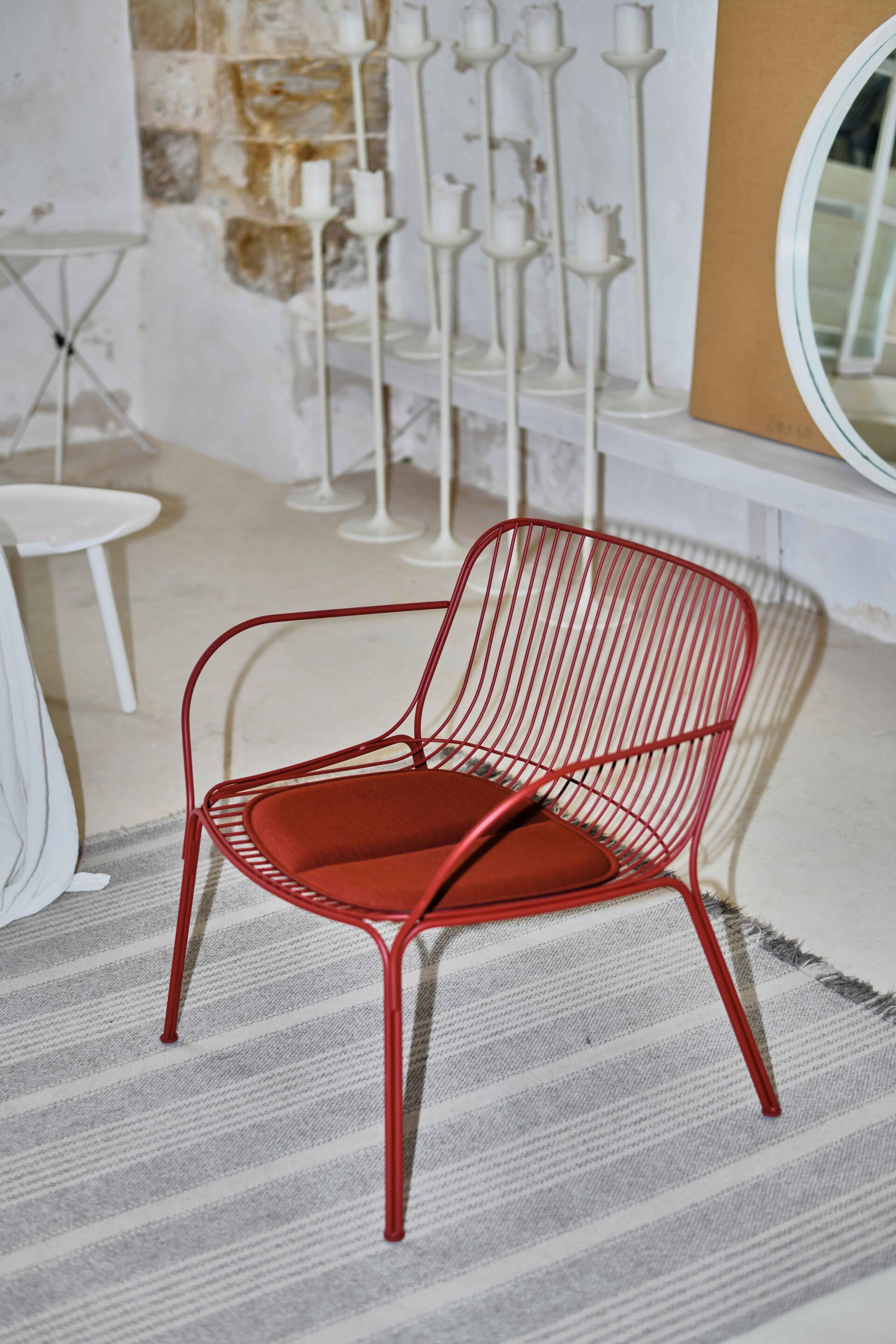 Садовое кресло из оцинкованной стали с подлокотниками Kartell Hiray ARCH-00023040 - Вид №18