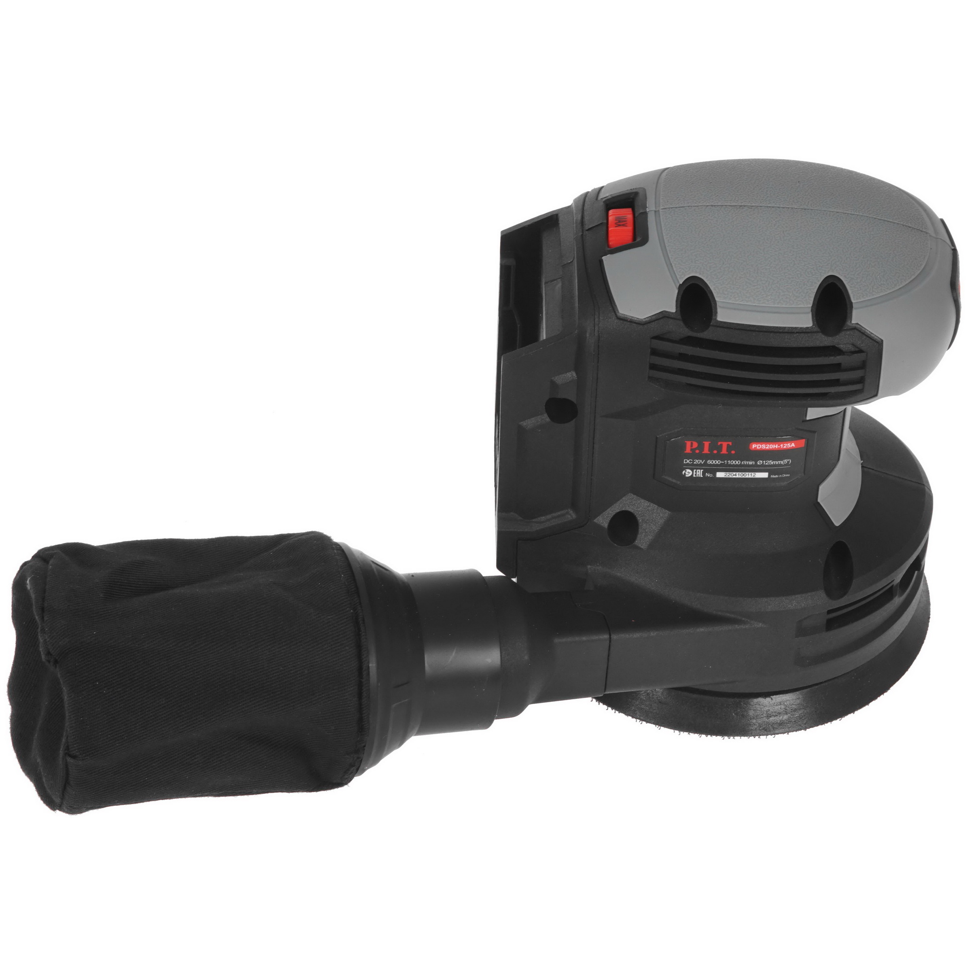 Эксцентриковая шлифмашинка P.I.T. PDS20H-125A SOLO OnePower 20V  , Без ЗУ, Без АКБ 9938111 PIT STDN-0103514 - Вид №3