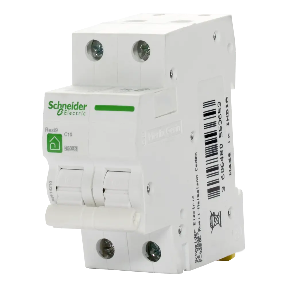 Автоматический выключатель Schneider Electric Resi9 2P С10 А 4.5 кА STLM-2069378