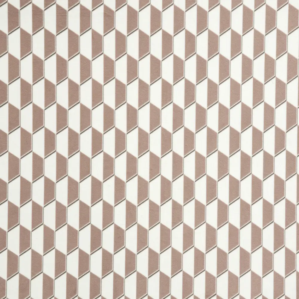 Штора на ленте «Ромбы», 160x280 см, геометрия, цвет коричневый 82433345 STLM-2133535 GARDEN  - Вид №1