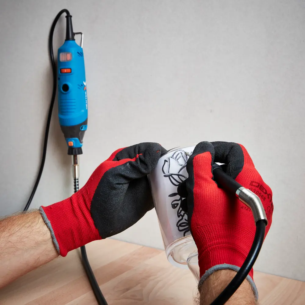 Гравер сетевой Dexter 5 150MD2.5, 150 Вт, гибкий вал и набор насадок 62 шт STLM-2107499 - Вид №20