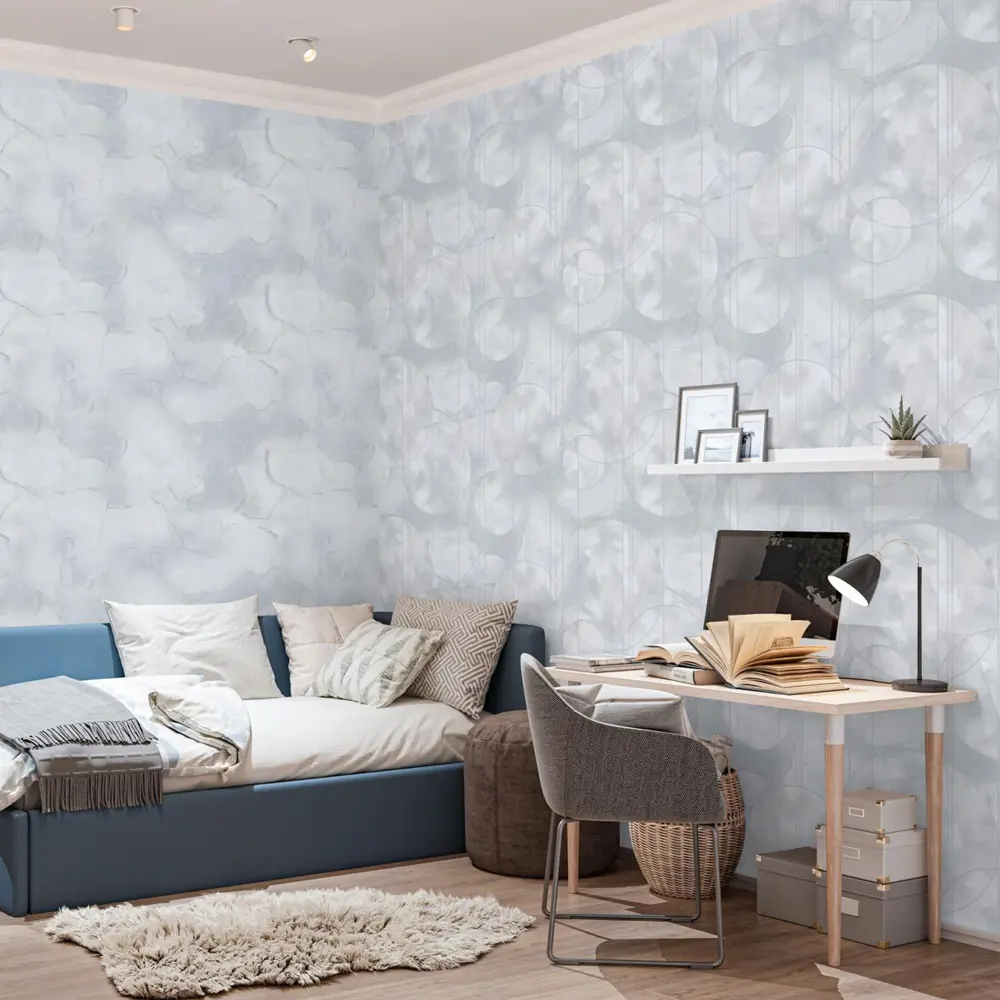 Palitra Family Euphoria - флизелиновые обои серого цвета для стильного интерьера 89390455 STLM-1341240 - Вид №4