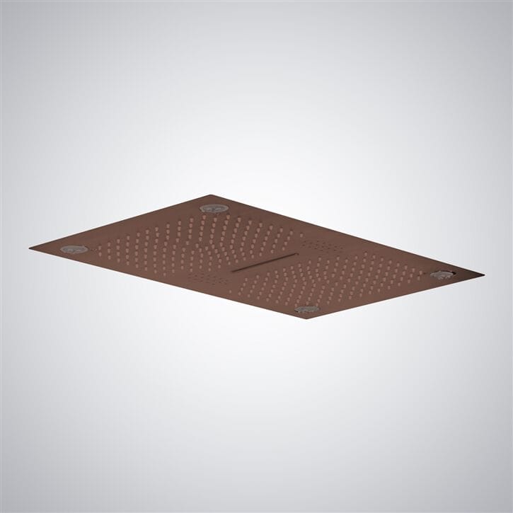 Светодиодная потолочная насадка для душа из нержавеющей стали Fontana Showers Luxe Fontaine ARCH-00029169 - Вид №8