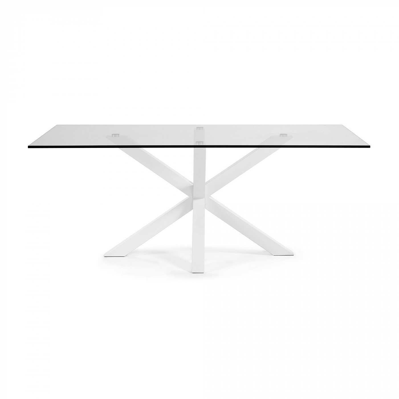 045396 Белый стеклянный стол Arya La Forma Argo - Вид №1