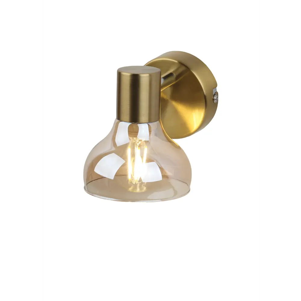 Спот поворотный Rivoli Alba, 1 лампа, 3 м², цвет золото STLM-2181858