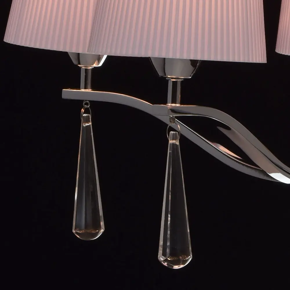 Люстра подвесная "Прато" 5 ламп 10 м2 цвет хром/сиреневый MW-Light STLM-2086309 - Вид №10