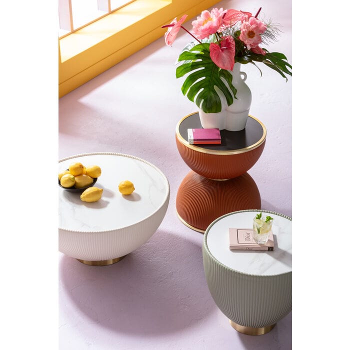 Круглый журнальный столик из композитного материала KARE Design ENDLESS VEGAS ARCH-00085192 - Вид №5