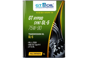 15984375 Масло Hypoid Synt, SAE 75W-90, API GL-5, 4 л 8809059407875 GT OIL
