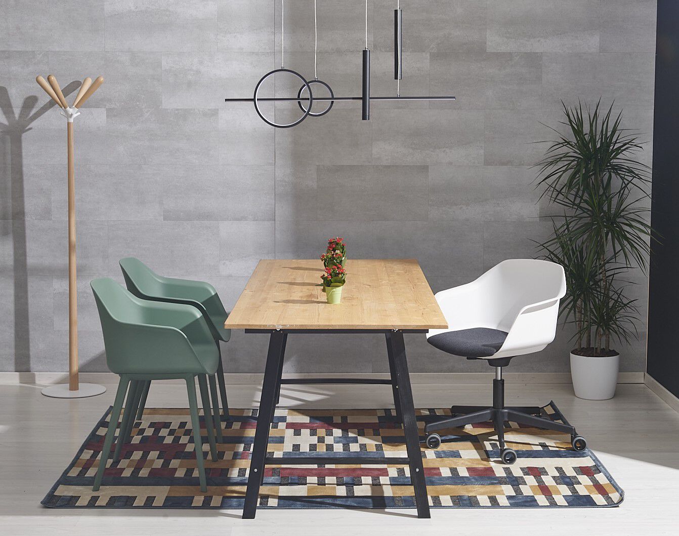 Регулируемый по высоте стул из полипропилена с подлокотниками AP Factor Clinton ARCH-00104159 - Вид №1