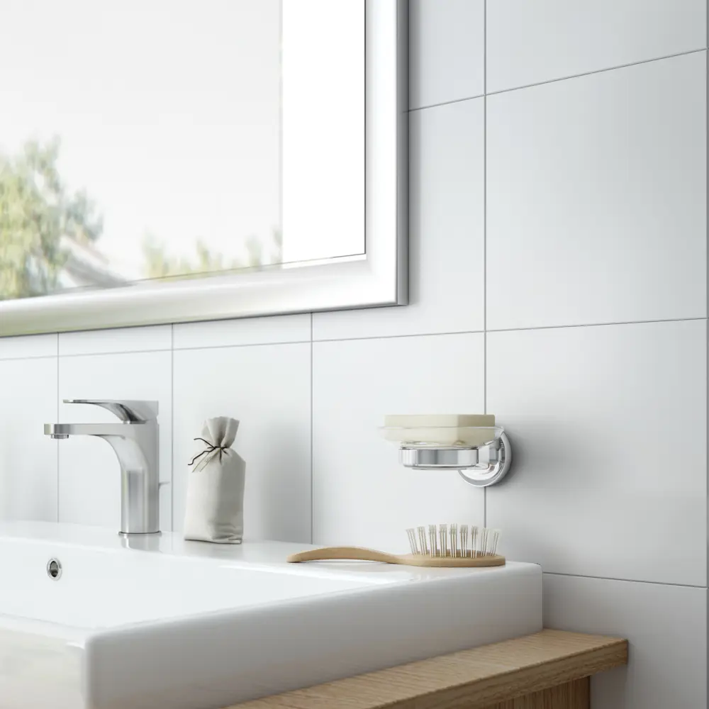 Настенная мыльница SENSEA Elliot из металла и стекла 81980087 STLM-0977246 - Вид №2