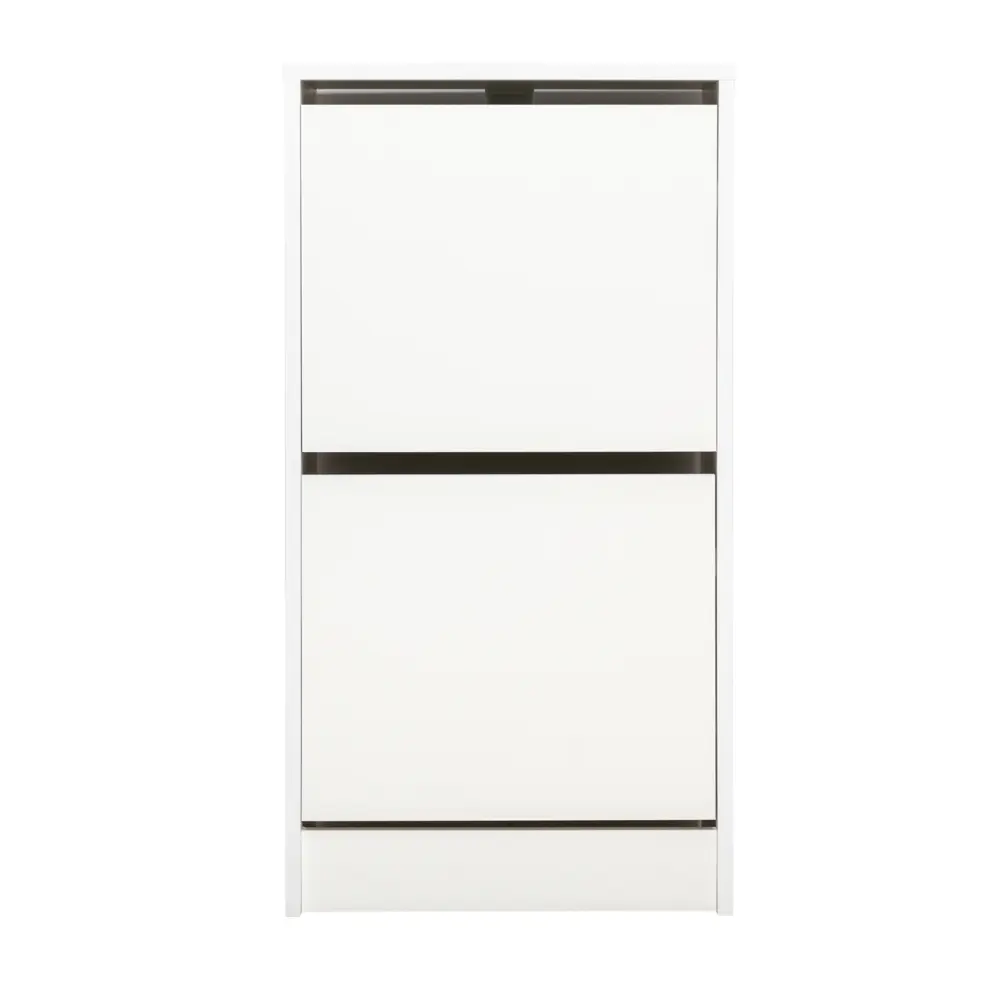 Обувница 47.5x90.3x27.7 см 2 секции ЛДСП цвет белый Santreyd STLM-2149860 - Вид №3
