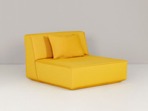 Съемное кресло из ткани