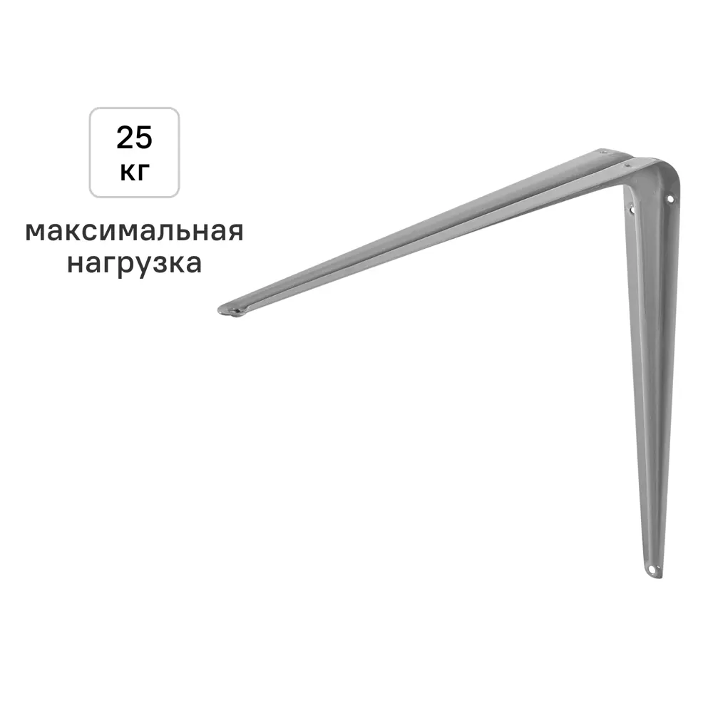 Утилитарный кронштейн Normo 35x40 см нагрузка до 25 кг цвет серый 89438027 STLM-2182465 Santreyd 