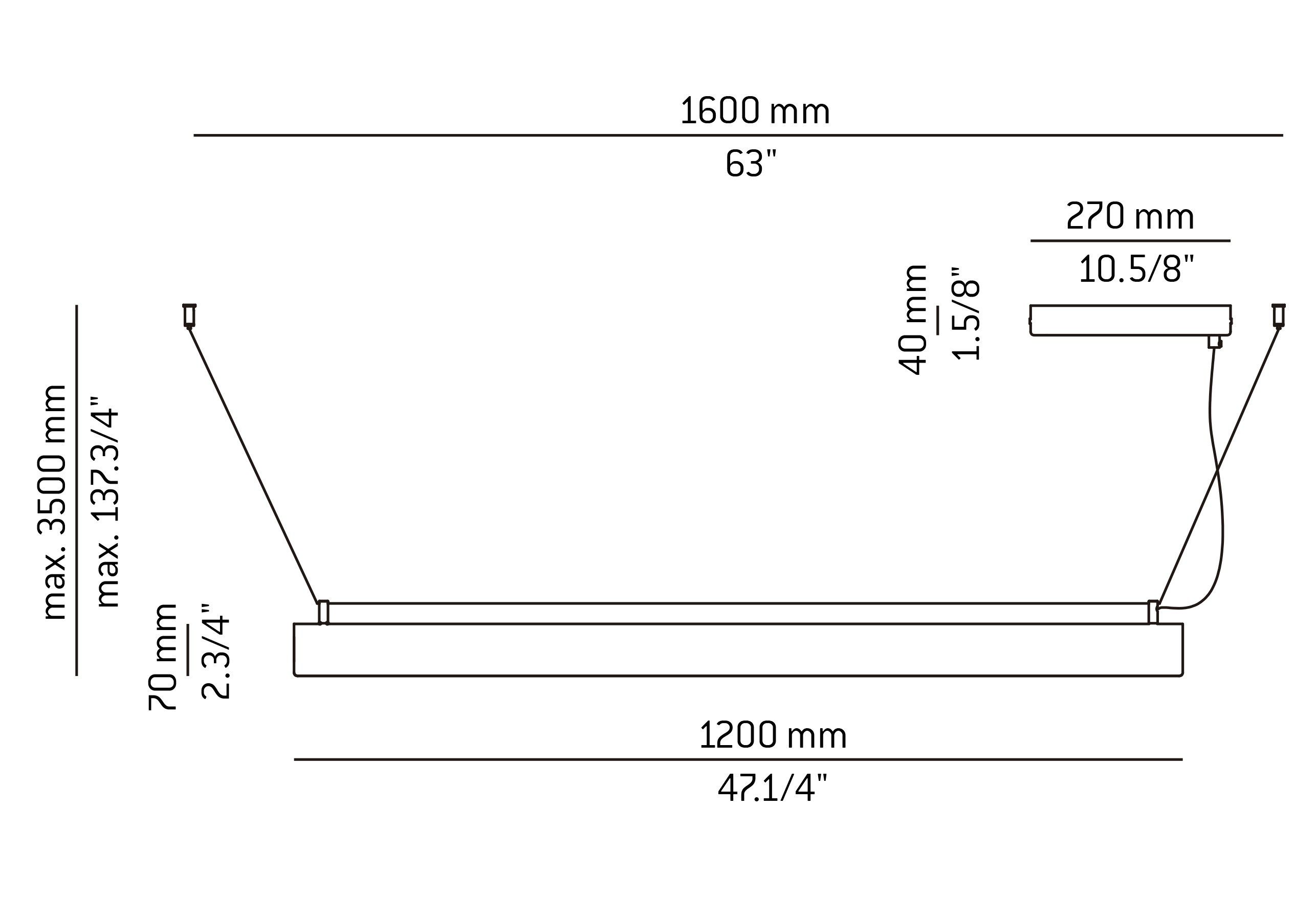 Металлический светодиодный подвесной светильник Estiluz Gada ARCH-00133530 - Вид №11
