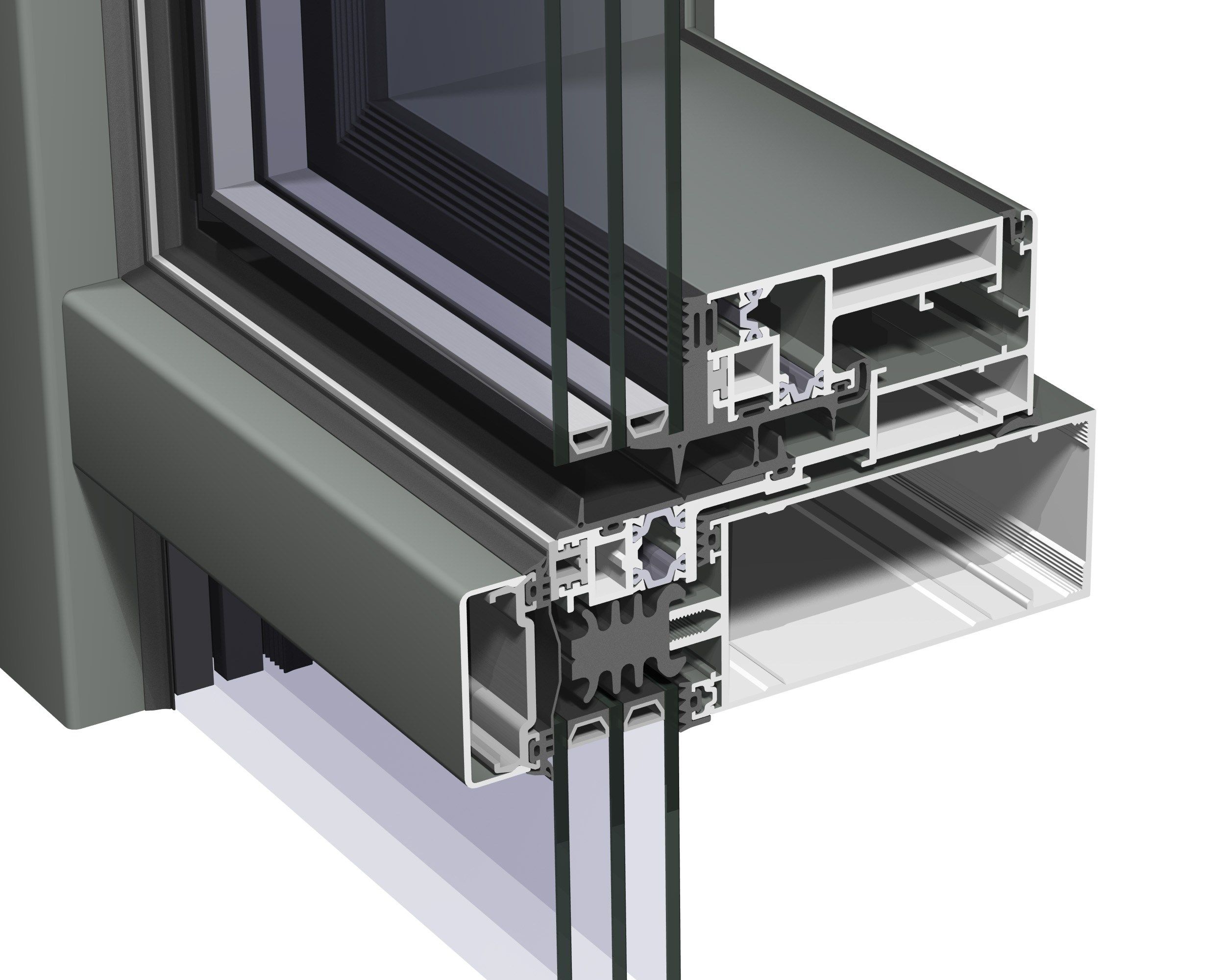 Система навесной стены Reynaers Aluminium ConceptWall ARCH-00053847 - Вид №17