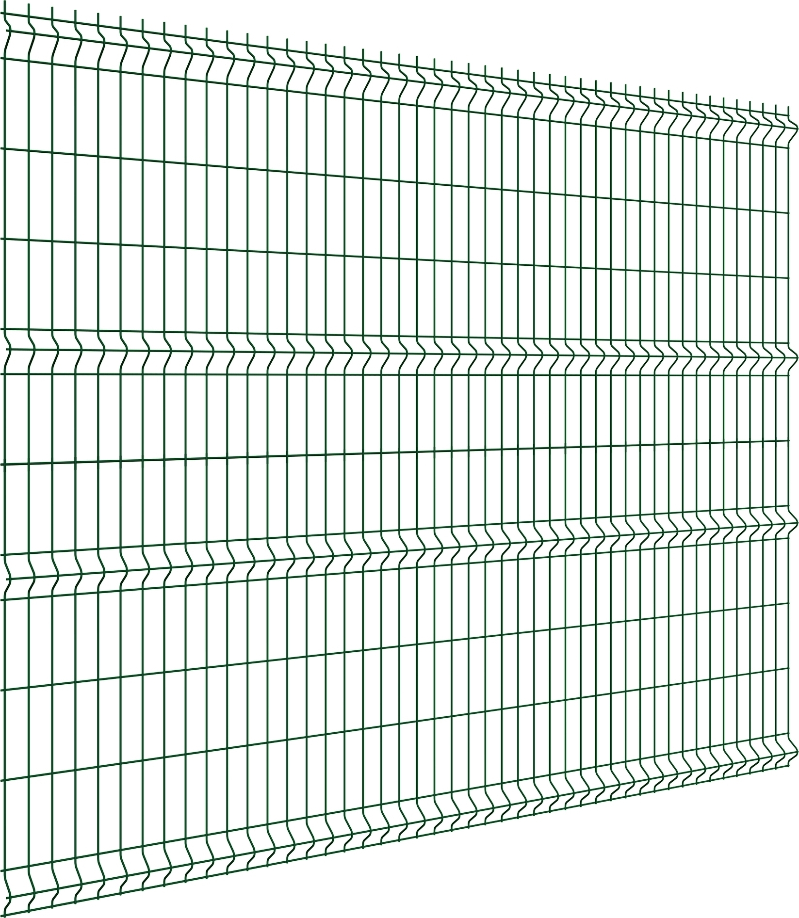 81990730 3D панель для забора 2.03х2.5 м оцинкованная сталь зеленый Profi STLM-0016805 GRAND LINE