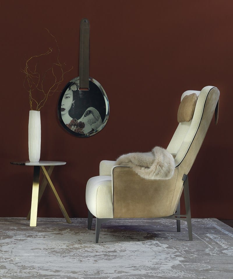 Кресло bergère из ткани Borzalino MIA ARCH-00076143 - Вид №7