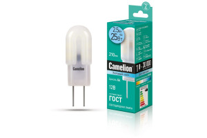 15905333 Светодиодная лампа LED2.5-JC-SL/845/G4 2.5Вт 12В AC/DC 12302 Camelion