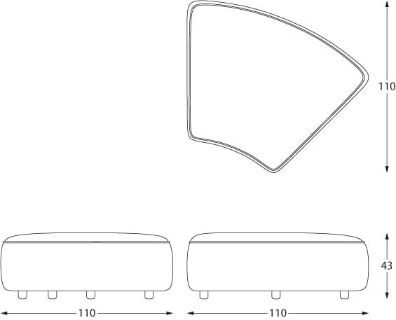 Ткань пуф MONTBEL Chanel ARCH-00108002 - Вид №5