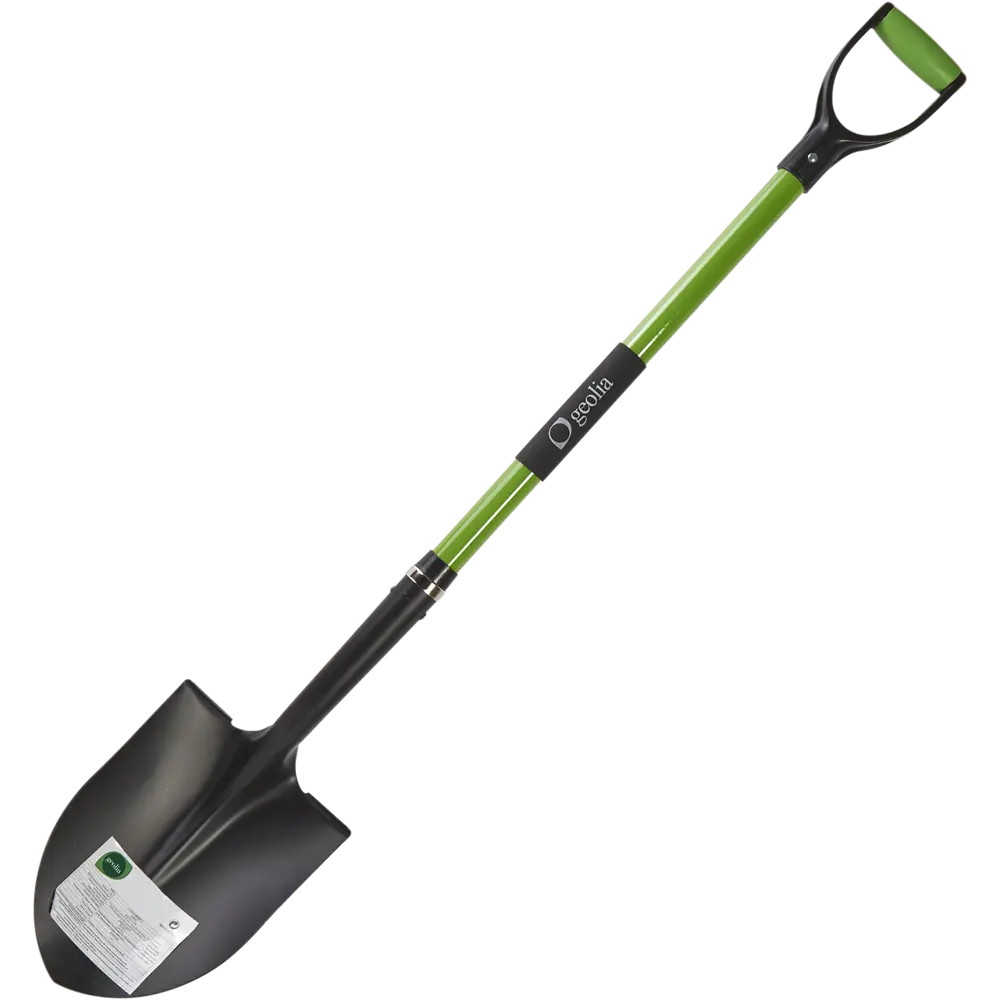 Лопата штыковая Geolia с изогнутой тулей 120 см сталь, с черенком STLM-2196508 - Вид №2