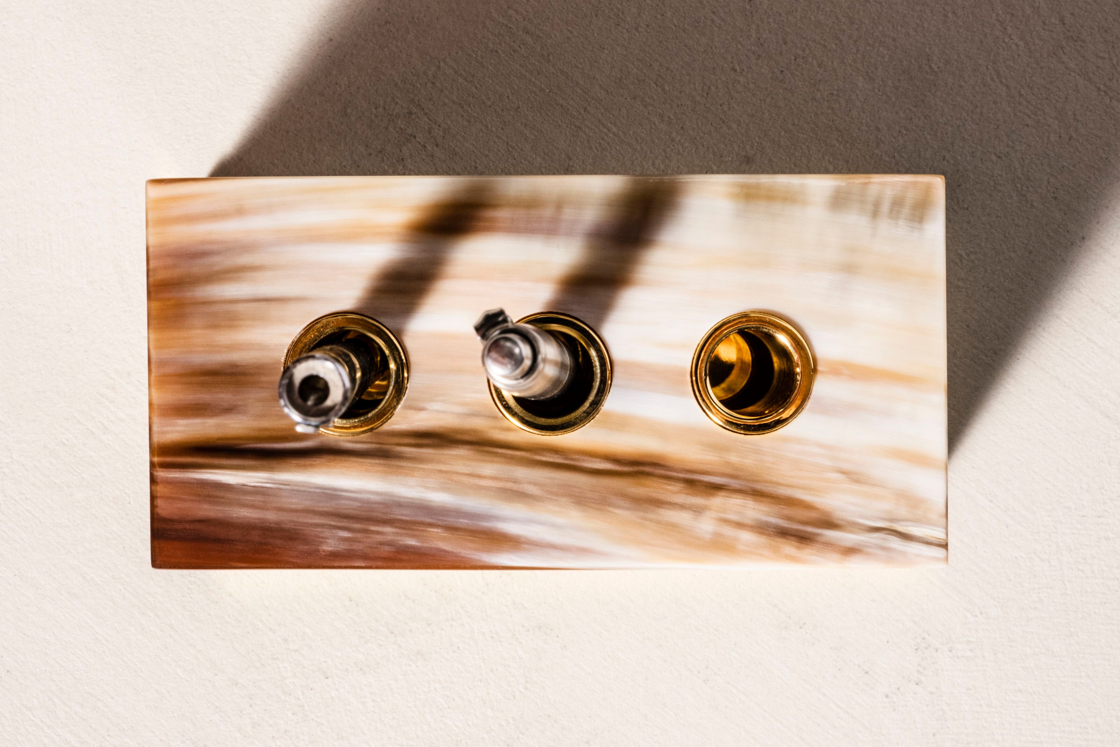 Держатель ручки из рога и латуни Zanchi 1952 PZHBS15BVNK ARCH-00061009 - Вид №3