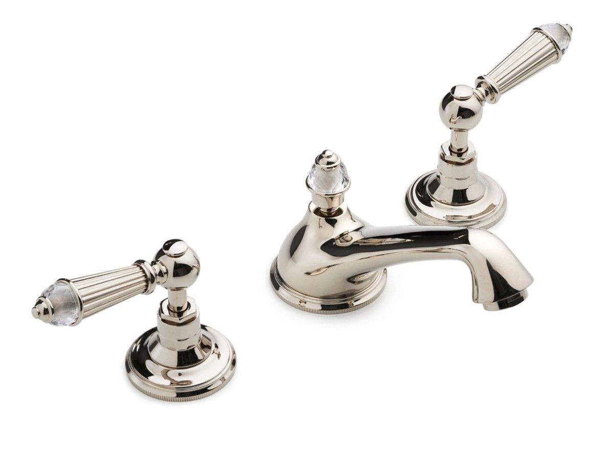 Смеситель для раковины с 3 отверстиями для пола с отдельными розетками Devon&Devon ARCH-00107873 - Вид №1