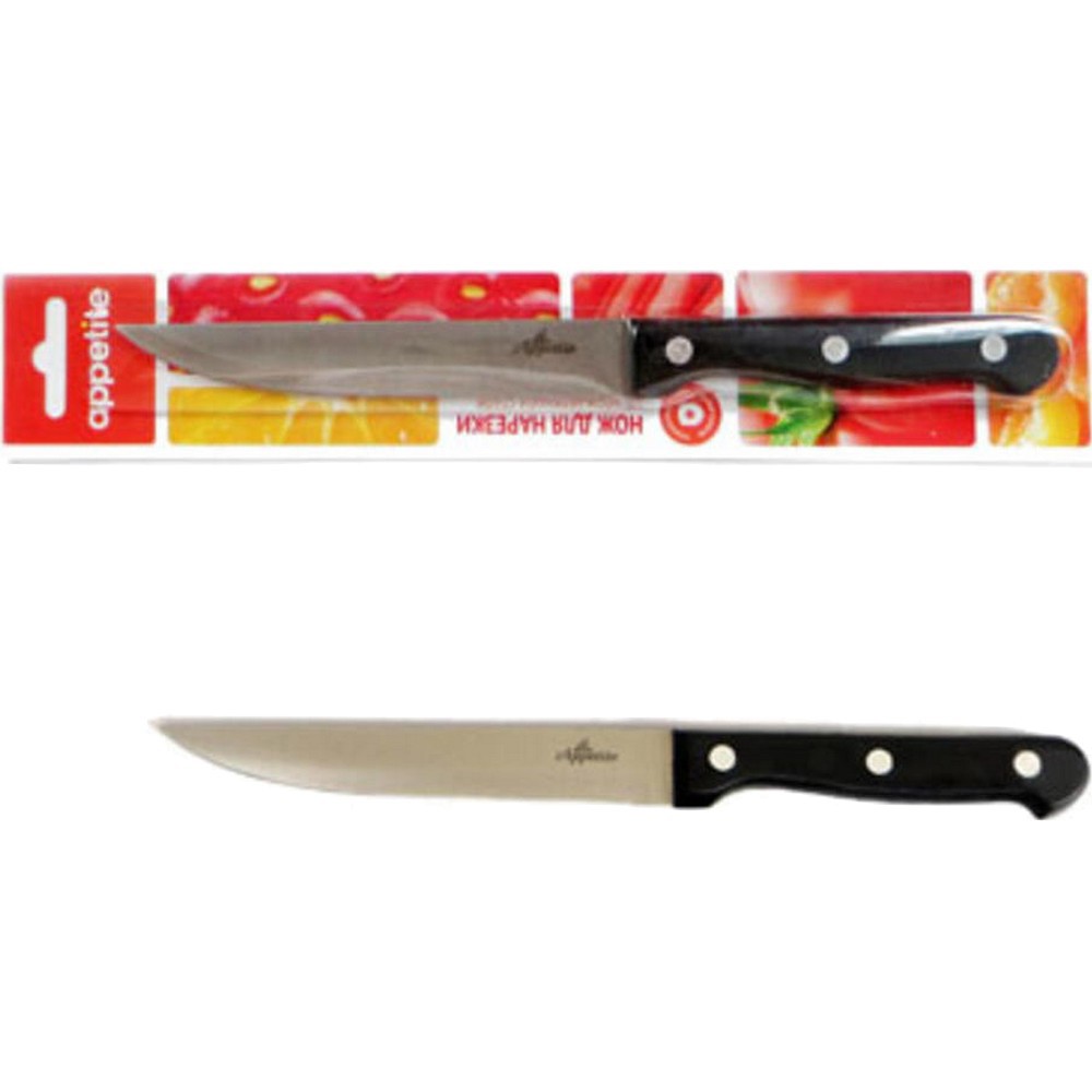 93764905 Кухонный нож Шеф FK212C-3 лезвие 12.70 см цвет черный STLM-0566993 APPETITE