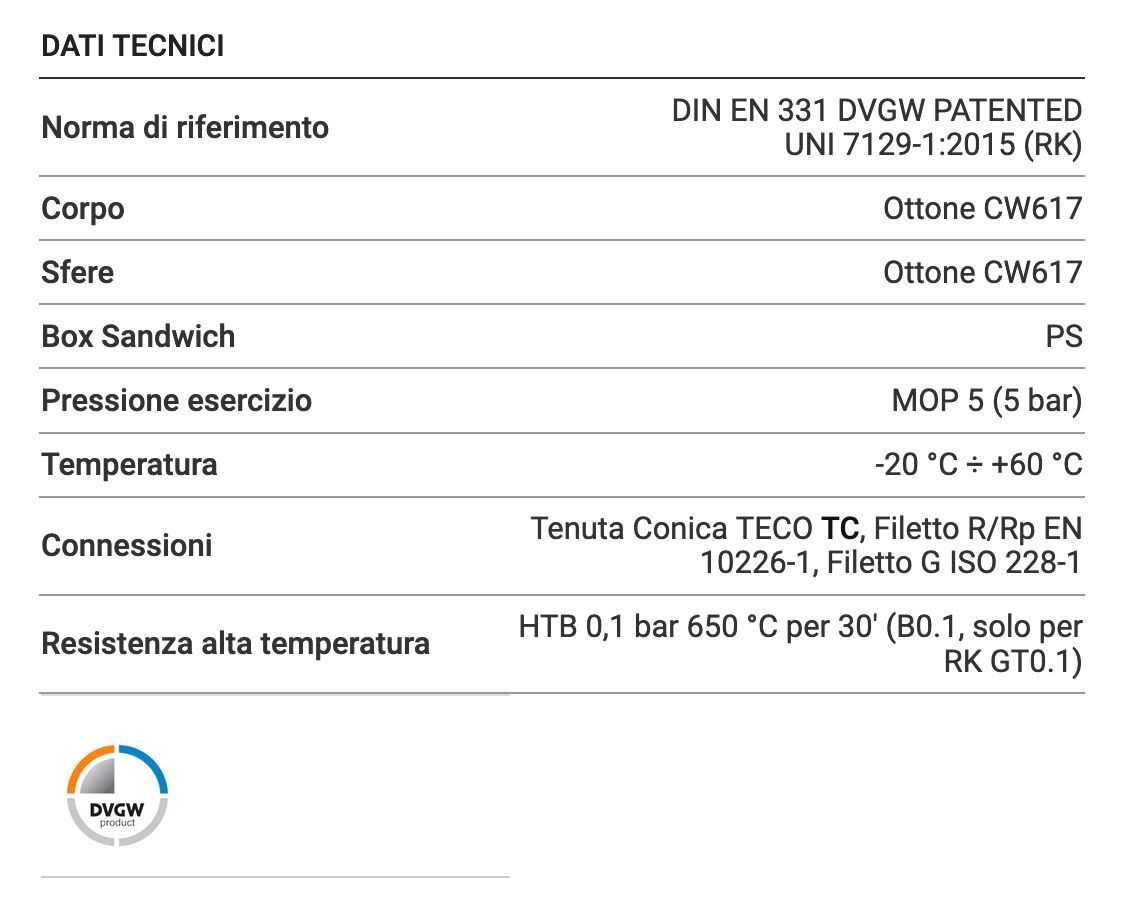 Утопленный газовый запорный кран с внешним рычагом TECO ARCH-00097173 - Вид №7