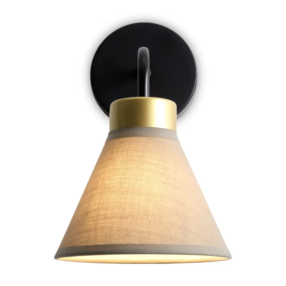 Настенный светильник Freya Natta цвет черный/бежевый STLM-2146163 - Вид №4
