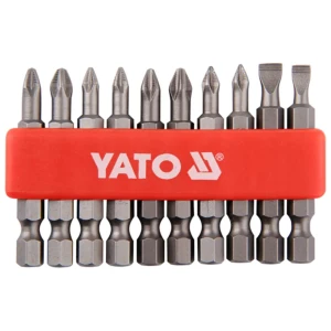 Набор бит Yato 1/4" 10 предметов 50 мм YT-0483