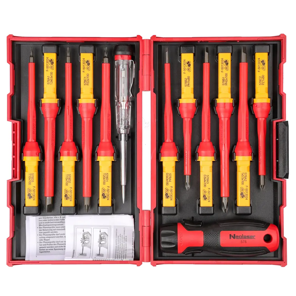 Набор диэлектрических отверток NEOLASER Professional 13 предметов 89430797 STLM-1572910 - Вид №2