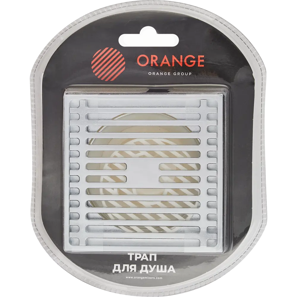 Трап для душа Orange OT01-004cr сухой затвор 100х100 мм хромированный STLM-2039970 - Вид №5
