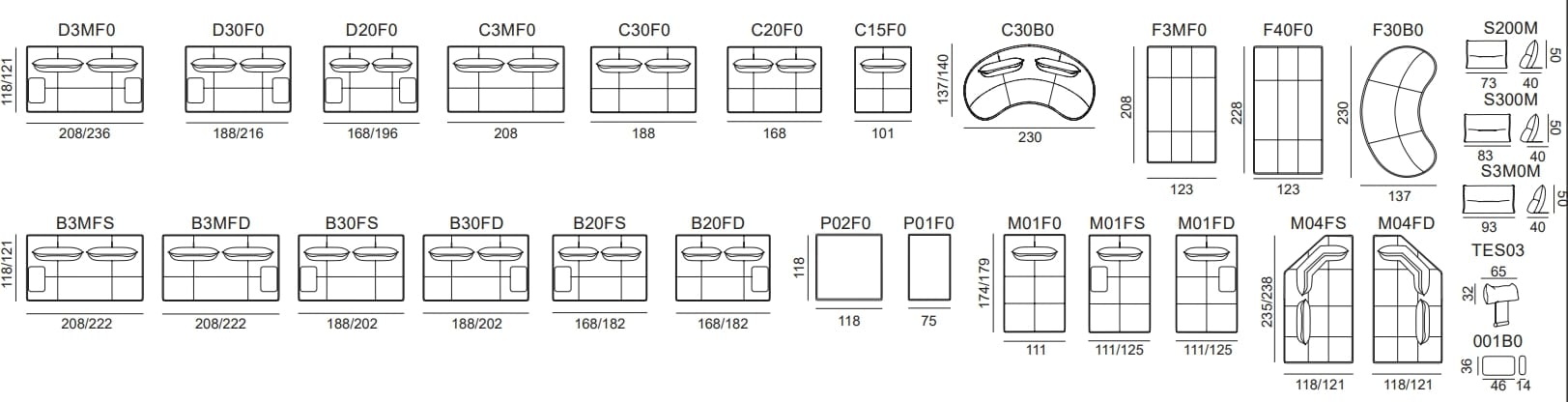 Модульный тканевый диван AERRE ITALIA SCORPIO ARCH-00023370 - Вид №5