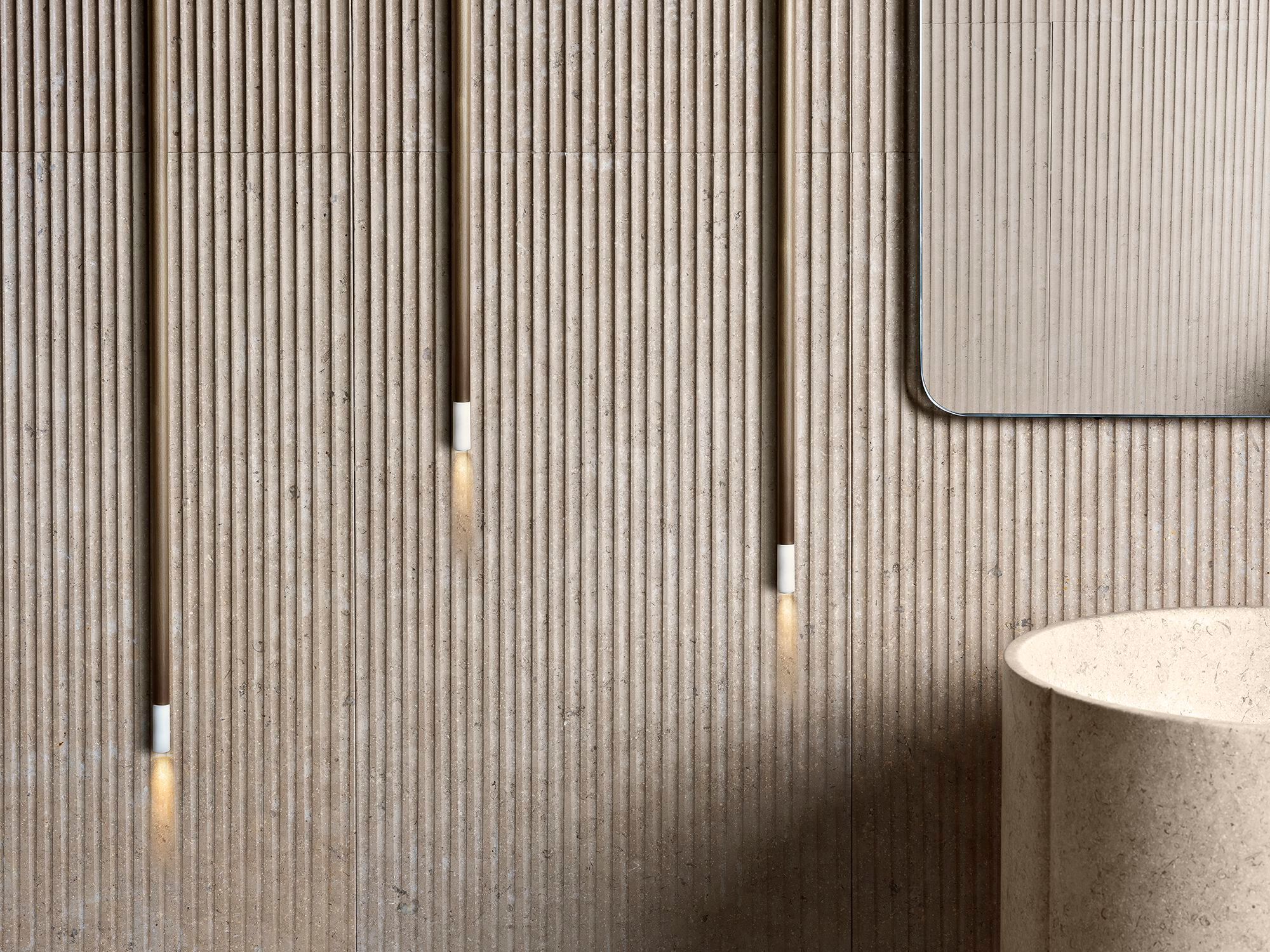 Латунное зеркало для ванной комнаты LUCE DI CARRARA Oscar ARCH-00062896 - Вид №2